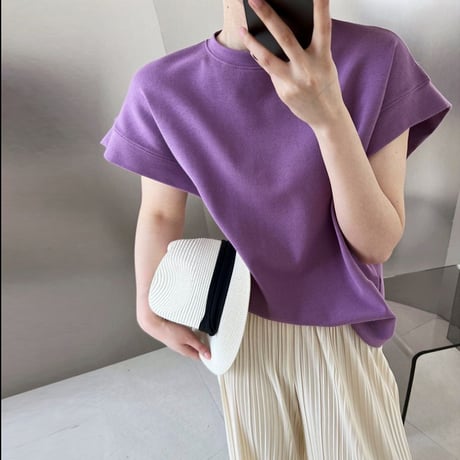 french sleeve design pullover /3color　NK1809