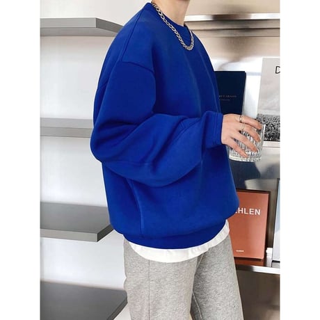 brace button aweatshirt /3color　NK1328