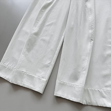 curved wide cocoon pants /2color　NK2194