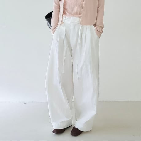 relaxed wrap wide pants /3coloe　NK2190
