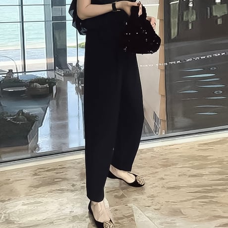 tapered tuck relax pants　NK2181