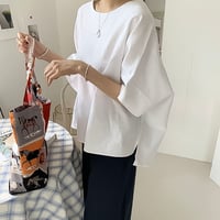 relaxed dolman sleeve top /2color　NK2250