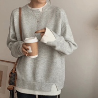 layered knit tops /2color　NK1588