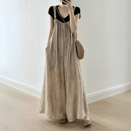 blend wide silhouette salopette　NK1579