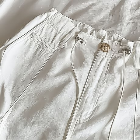 drawstring waist wide pants /3color　NK2372