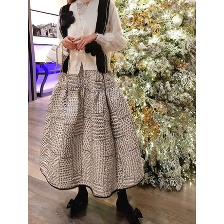 jacquard Aline skirt /2color　NK1369