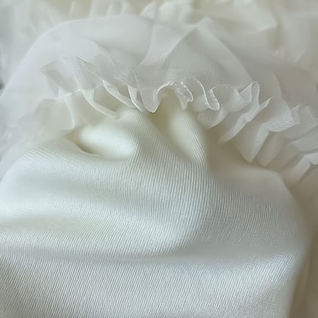 ribbon tulle tiered skirt /3color　NK2267