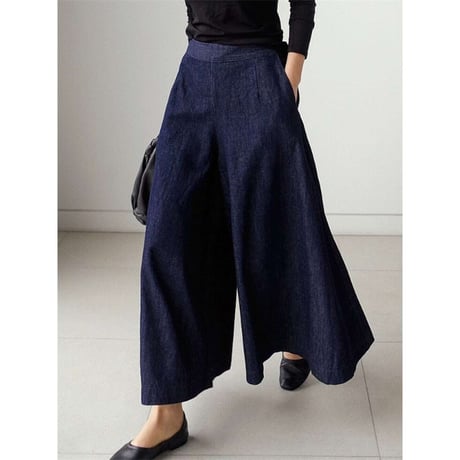 wide demim pants　NK1372