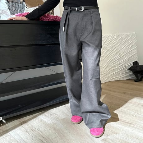tailored wide leg pants /2color　NK1767