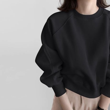 raglan volume sleeve sweat pullover /2color　NK1993