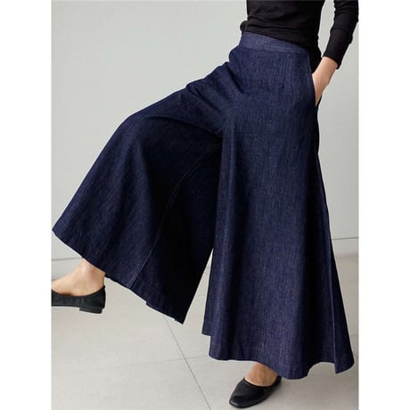 wide demim pants　NK1372