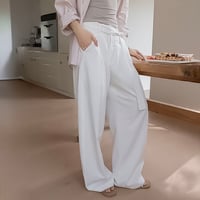 belted tuck wide pants /3color　NK2232