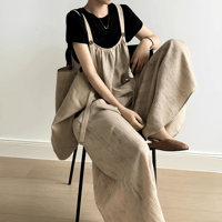 blend wide silhouette salopette　NK1579