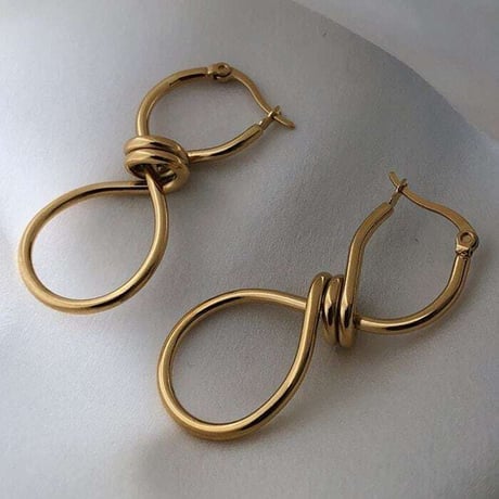 twist design pierce /2color　NK1203