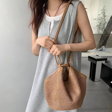 mini bucket bag /2color　NK1593