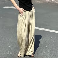 relaxed airy gather wide pants /3color　NK2213