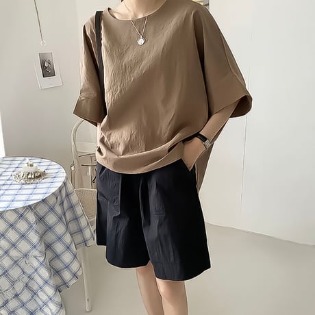 relaxed dolman sleeve top /2color　NK2250