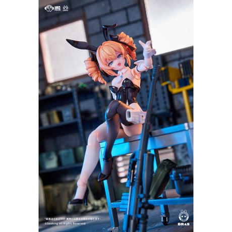 溯行Sushing バニー ラピッド アクション スクワッド 狙撃手 レオニ 1/12スケール可動フィギュア【溯行Sushing】