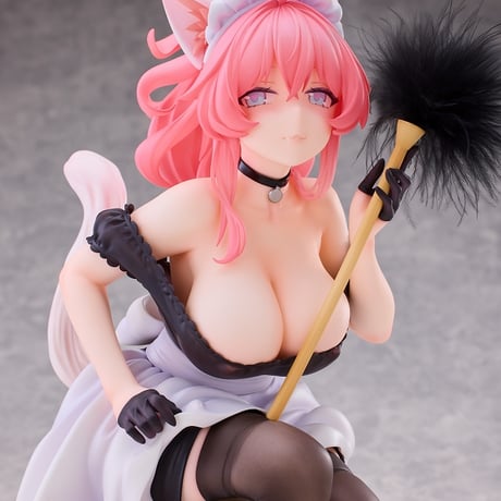 ねこの思い メイドねこ もちゃん 1/4スケールフィギュア【freyja】※送料無料