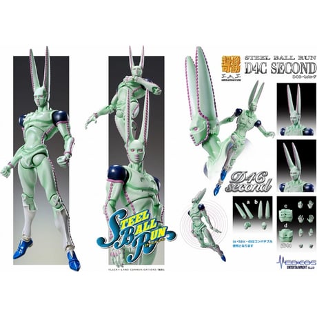 超像可動『ジョジョの奇妙な冒険 第7部 スティール・ボール・ラン』｢D4C・セカンド｣【メディコス・エンタテインメント】