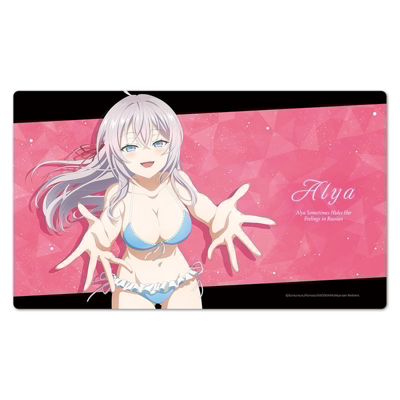 ロシデレ ラバーマット 集合 水着ver. 時々ボソッとロシア語でデレる隣のアーリャさん キャラクター