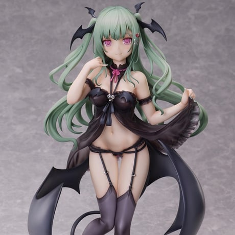 karoryイラスト『サキュバスちゃん』 1/5スケール完成品フィギュア【ユニオンクリエイティブ】※送料無料