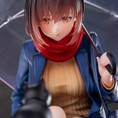 【特典付き】「雨の日」--出会い Illustrated by Catzz 1/7 完成品フィギュア【EUSUN】※送料無料