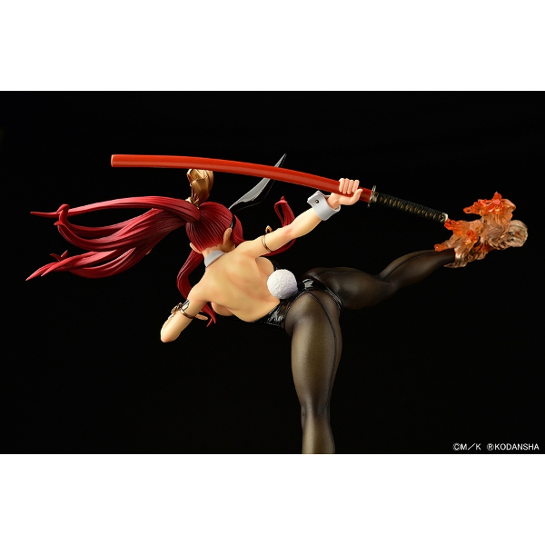 FAIRY TAIL エルザ・スカーレット ハイキックver.黒兎 1/6 完成品