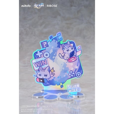 RISE UP+ 崩壊：スターレイル ちびねこシリーズフィギュア 銀狼Ver. 完成品フィギュア【RIBOSE】