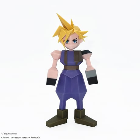 FINAL FANTASYVII ポリゴンソフビ クラウド・ストライフ【スクウェア・エニックス】