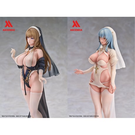リリーNun&エミリーNurse illustration by Chowbie 1/6 完成品フィギュア【ASCENDIA】※送料無料