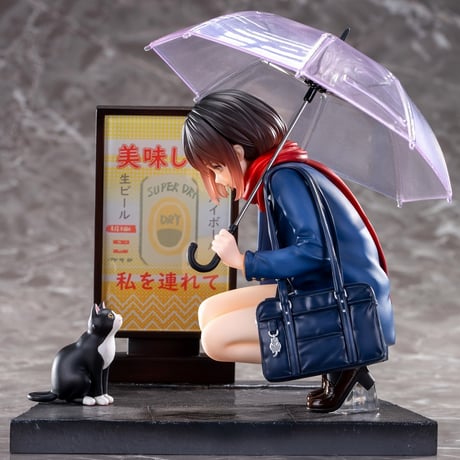 【特典付き】「雨の日」--出会い Illustrated by Catzz 1/7 完成品フィギュア【EUSUN】※送料無料