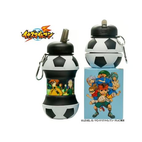 【現品限り】折りたたみ式シリコンボトル　イナズマイレブンEdition 帝国Ver.※即発送