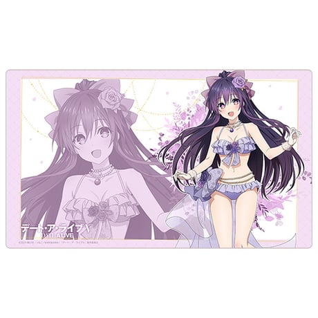 デート・ア・ライブV 描き下ろしラバーマット（夜刀神十香/水着ドレス）【カーテン魂】