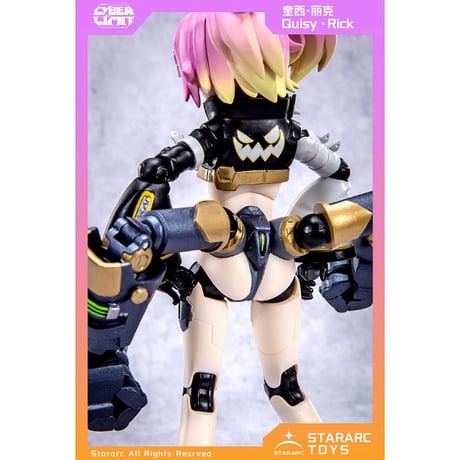 【特典付き】CYBER LIMIT（サイバーリミット）シリーズ Quisy-Rick（クィシー・リック） 1/12スケール可動フィギュア【STARARC TOYS】