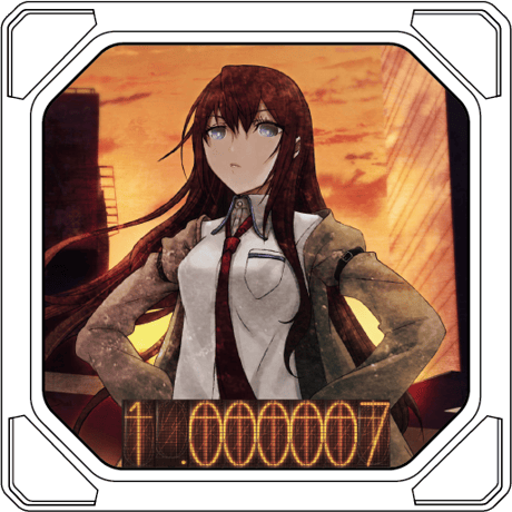 Memory Cube『STEINS;GATE』Ver. 牧瀬紅莉栖 タイマー(1分,3分,5分,7分)【即発送】
