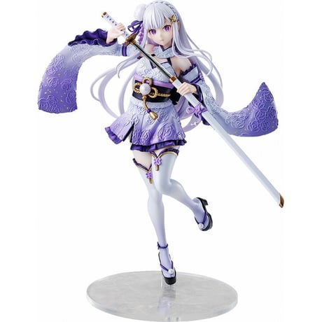 Re：ゼロから始める異世界生活 エミリア 戦装束ver. 1/7 完成品フィギュア【KADOKAWA】※送料無料