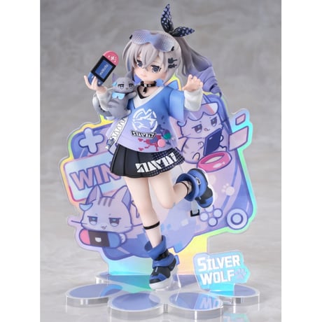 RISE UP+ 崩壊：スターレイル ちびねこシリーズフィギュア 銀狼Ver. 完成品フィギュア【RIBOSE】