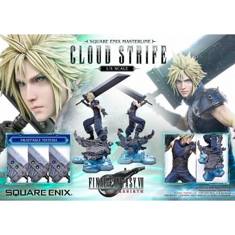 SQUARE ENIX MASTERLINE FINAL FANTASY VII REBIRTH 1/4scale Cloud Strife【スクウェア・エニックス】