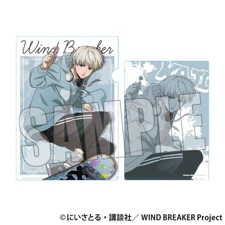 クリアファイル WIND BREAKER/5人セット【ベルハウス】