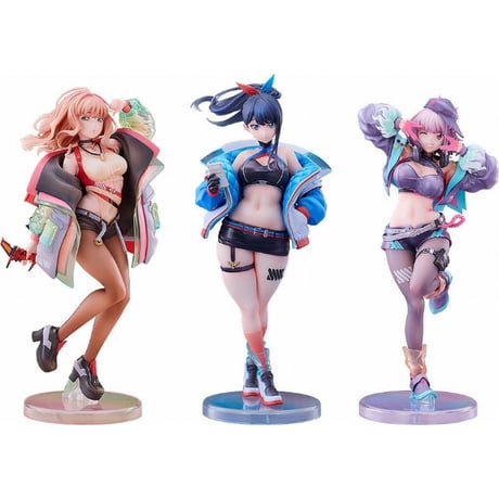 【特典付き】劇場版『グリッドマン ユニバース』 セット（Dreamy Divas Ver.） 1/7 完成品フィギュア【Solarain】※送料無料