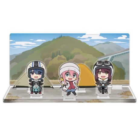 ゆるキャン△ SEASON3 アクリルジオラマ 大井川キャンプver.【アズメーカー】