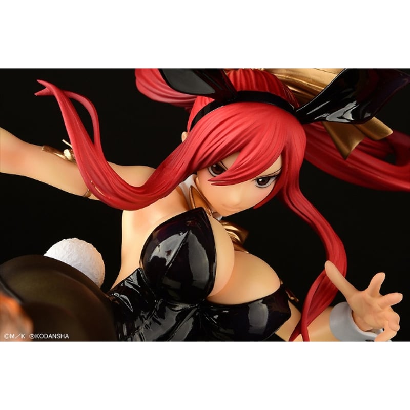 FAIRY TAIL エルザ・スカーレット ハイキックver.黒兎 1/6 完成品