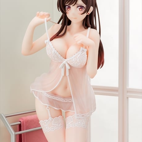 彼女、お借りします 水原千鶴 シースルーランジェリーフィギュア エンジェルホワイトVer. 1/6 完成品フィギュア【箱入り娘】
