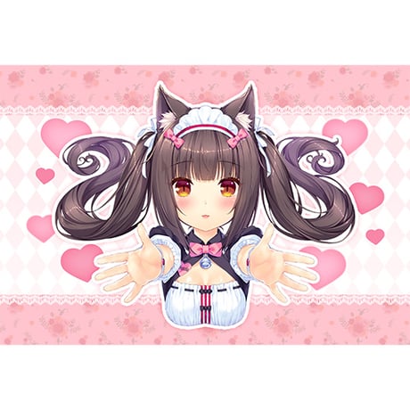 ネコぱら まくらカバー（ショコラ）【カーテン魂】
