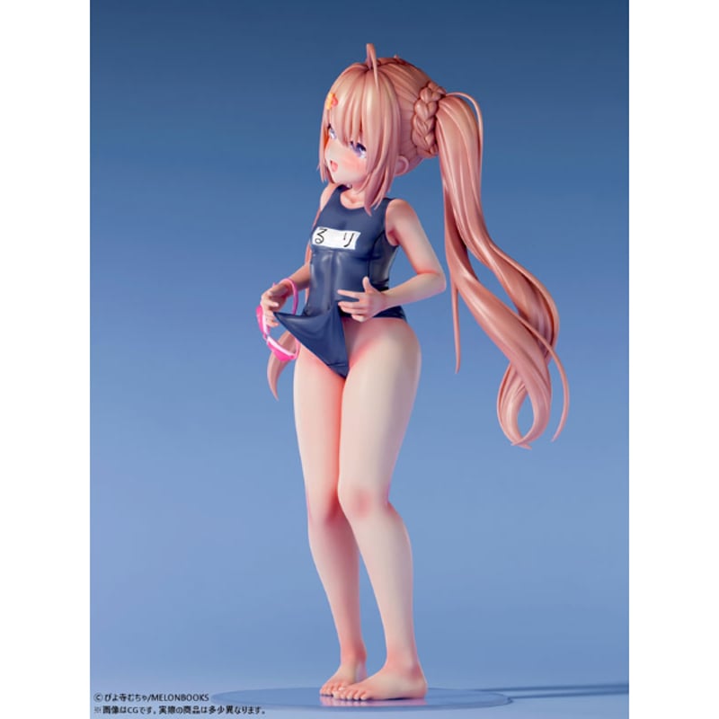 ぴよ寺むちゃ「るりちゃん」すくみずきゅっver. 1/5スケール塗装済み