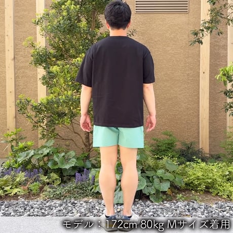 ハーフパンツ＜I'm IMANAMI Class＞ グリーン×ワッペン（ホワイト）