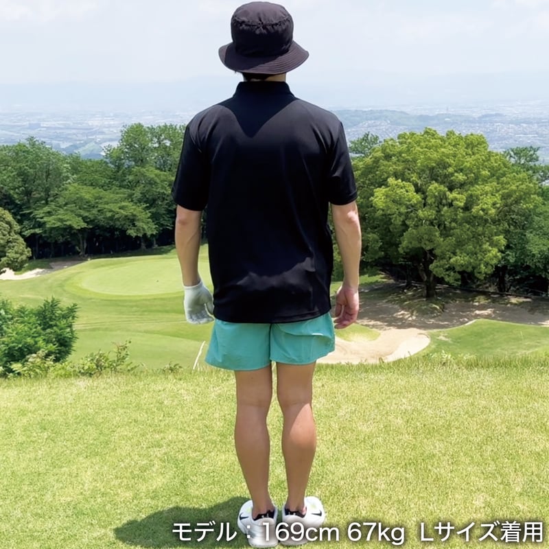 定価2万 ワンミニットワンセカンド BLACKバンダナ ポロシャツ ゴルフ ドライポロシャツ＜IMANAMI Class＞ブラック×白文字 | IMANAMI Class