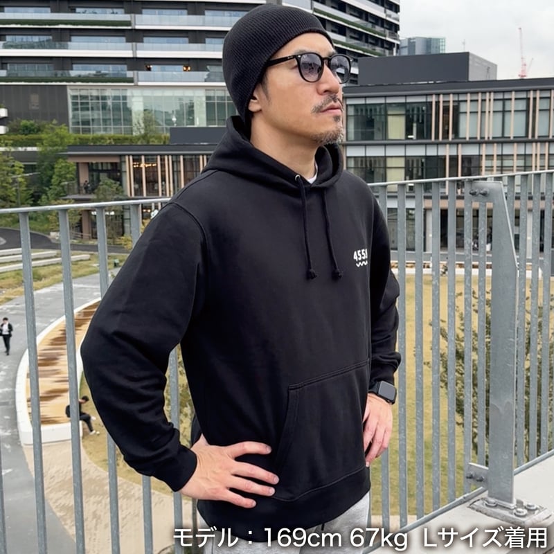 プルオーバー パーカー＜I'm IMANAMI Class＞ブラック×白文字 | IMANAM