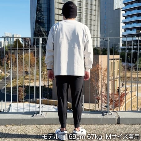 ロングスリーブTシャツ＜I'm IMANAMI Class＞グレー×黒文字 ビッグシルエット